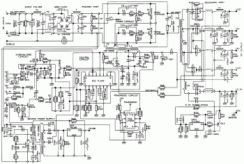 Схема блока питания КОМПЬЮТЕРА АТХ