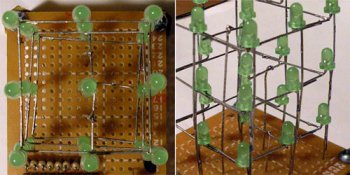 Светодиодный куб 3х3х3 на Arduino