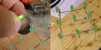 Светодиодный куб 3х3х3 на Arduino