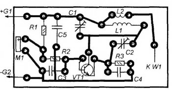 Печатная плата. Радиомикрофон