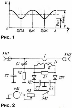схема датчика КСВ-метра