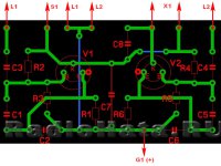 Печатная плата транзисторного металлоискателя