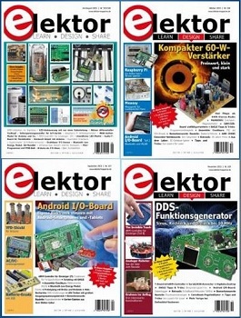 Elektor Electronics №1-12 (2015) EN, DE. Подшивка журналов