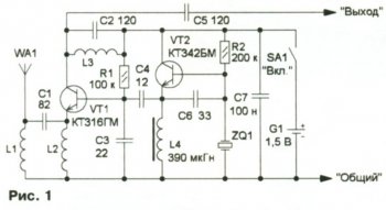 Схема УКВ конвертера