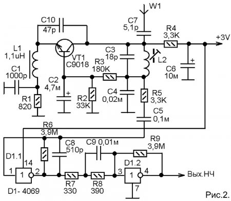 Принципиальная схема приемного тракта