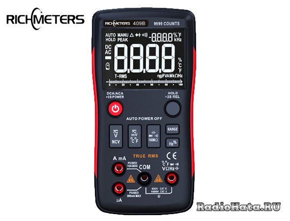 RM409B True-RMS цифровой мультиметр от Richmeters